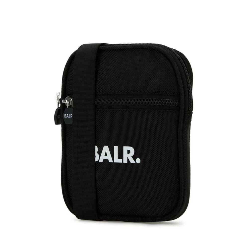 BALR . Crossbody Bag with Logo Men JETBLACK Handbags